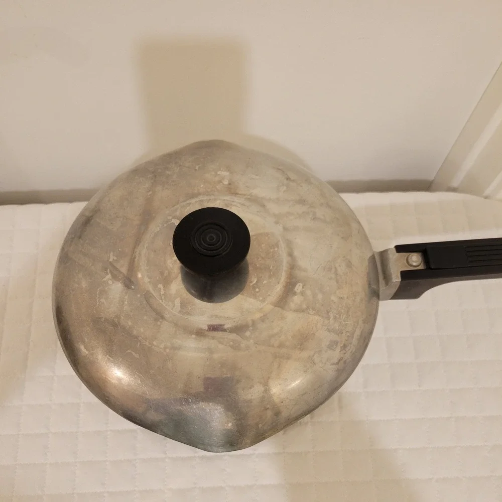 VTG GHC Magnalite Guardian Service Cast Aluminum Pot Pour Spouts Lid MCM Kitchen